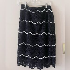 Talbots Lace Pencil Skirt